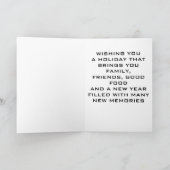 STRANDENDE KERSTWENSEN FEESTDAGEN KAART (Binnen)