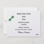 Strandfeest - Afstuderen - Tijd voor de Meisjes Kaart (Achterkant)