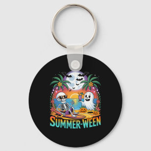 Strandfeest Halloween Vibes Summerween Skeleton GH Sleutelhanger