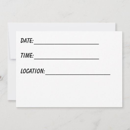 Strandfeest! Kaart (Achterkant)