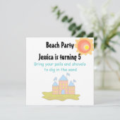 Strandfeest Kaart (Staand voorkant)
