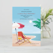 Strandfeest Kaart (Staand voorkant)