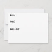 Strandfeest! Kaart (Achterkant)