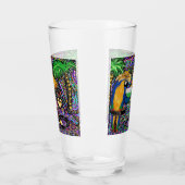 Strandfeest papegaai glas (Links)