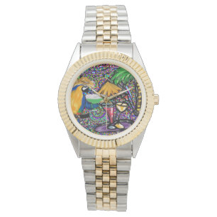 Strandfeest papegaai horloge