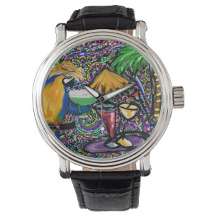Strandfeest papegaai horloge