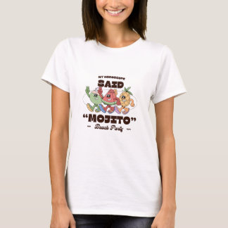 Strandfeest T-shirt Astrologie Cadeau Voor Haar Zo