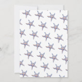 Strandfeest tropische zomer save the date (Achterkant)