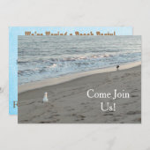 Strandfeest Uitnodiging kan worden Gepersonaliseer (Voorkant / Achterkant)