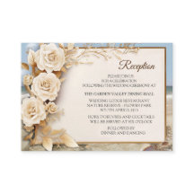 Strandfeesten met witte bloemen en parels