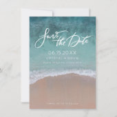 Strandfoto Bestemming Bruiloft Save the Date (Voorkant)