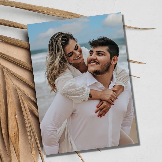 Strandfoto Bestemming Bruiloft Save the Date