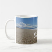 Strandfoto Blue Sky Surf Sand Pacific Ocean Coast Koffiemok (Links)