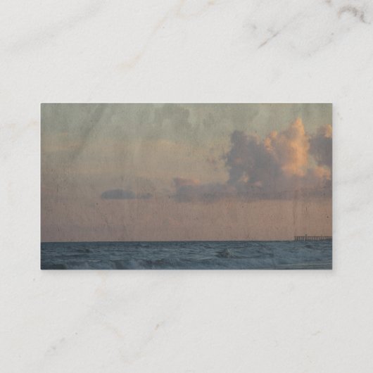 Strandfoto bruiloft website Kaarten invoegen (Achterkant)