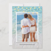 Strandfoto Kustverlichting Website Kaart (Achterkant)