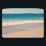 Strandfoto Ocean Blue Schilderachtig Papier Placem iPad Pro Cover<br><div class="desc">Een mooie foto in  stijl van een strand in Californië op een tabletcover. Pas met tekst aan om uw eigen gepersonaliseerde ontwerp te creëer. Zomer vakantie foto cadeau.</div>