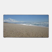Strandfoto Surf en Sand White Clouds Coastal Bureaumat (Voorkant)