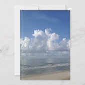 Strandfoto Uitgesteld Bruiloft Nieuw Plan Update K Kaart (Achterkant)