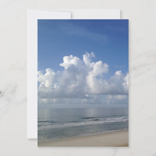 Strandfoto Uitgesteld Bruiloft Nieuw Plan Update K Kaart (Achterkant)