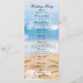 Strandfotobestemmingsprogramma Programmakaart (Achterkant)