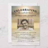 Strandfotofeest van het leven kaart (Voorkant)