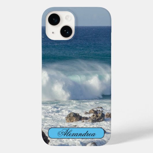 Strandfotografie, golven in Maui Case-Mate iPhone Case (Achterkant)