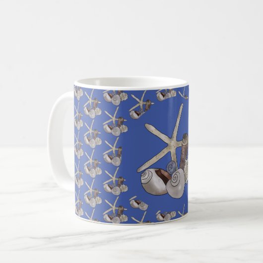 Strandfund koffiemok (Voorkant links)