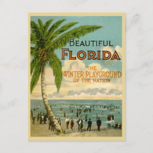  strandgangers Florida 1922 Briefkaart