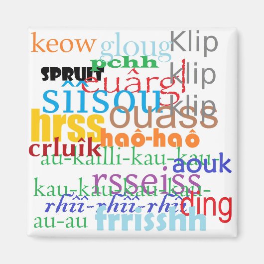 Strandgeluid Magneet (Voorkant)