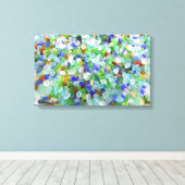 Strandglas-1 Canvas Afdruk (Insitu (Houten vloer))