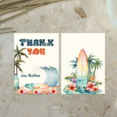 Strandgolf Verjaardagsfeest Dank Je Bedankkaart