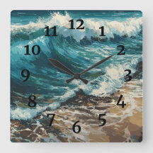 Strandgolven en zandschilderen