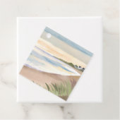 Strandgolven | Kustoceaan aquarel Bedankjes Labels (In situ)