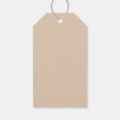 Strandgolven | Kustoceaan Aquarel Cadeaulabel (Achterkant)