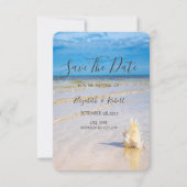 Strandgolven Schelpen Save The Date (Voorkant)