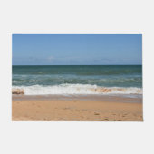 strandgolven storten neer op de kust deurmat (Voorkant)