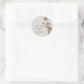 Strandgras Adres Sticker (Tas)