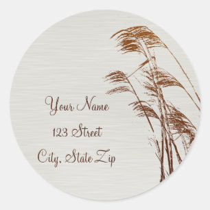 Strandgras Adres Sticker