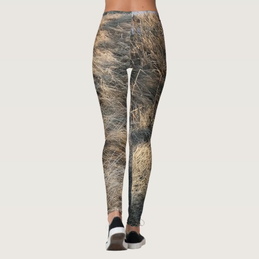 Strandgras - Landschap Leggings (Achterkant)
