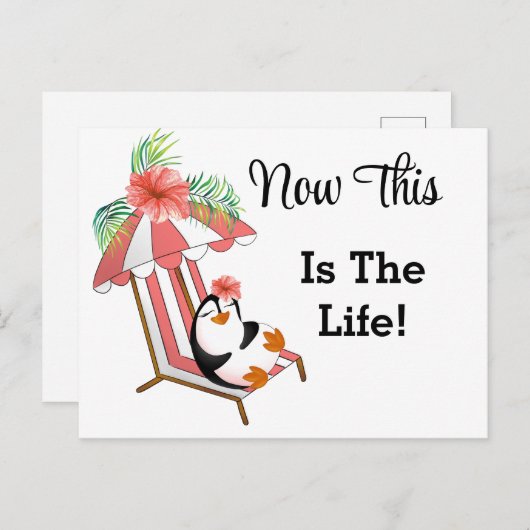 Strandgroet Briefkaart (Voorkant / Achterkant)