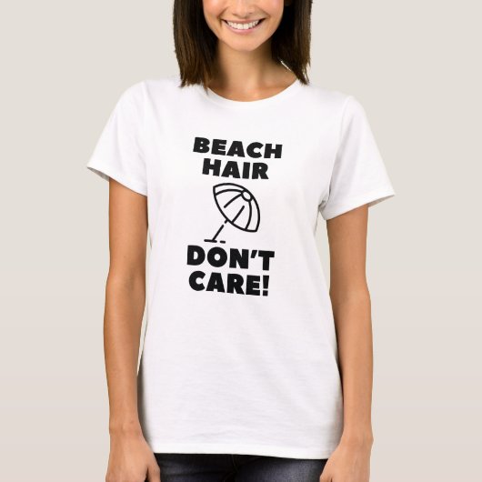 Strandhaar, Geen Zorgen! T-shirt (Voorkant)