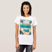 Strandhaar, het maakt niet uit t-shirt (Voorkant volledig)