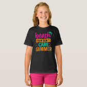 Strandhaar maakt niet uit Summer-54804 T-shirt (Voorkant volledig)