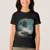 STRANDHAAR, MAAKT NIET UIT Tri-Blend SHIRT (Voorkant)