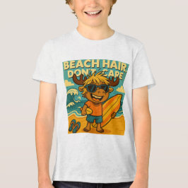 Strandhaar, niet zorgen-Gekke zomer Kinder T-shirt
