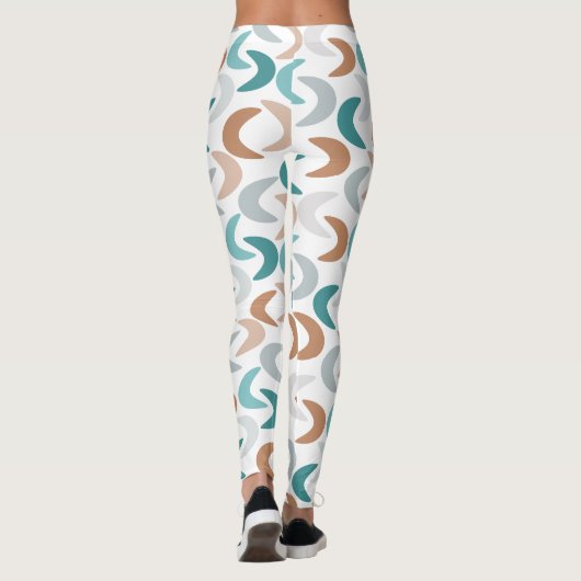 strandhalve mantel leggings (Achterkant)
