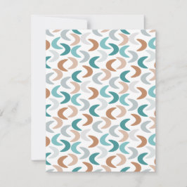 strandhalve mantel notitiekaartje