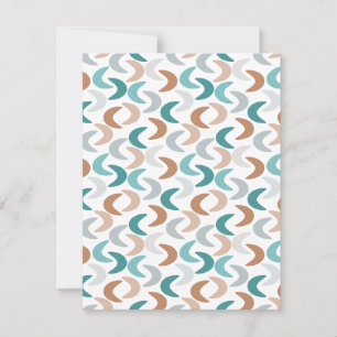 strandhalve mantel notitiekaartje