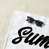 STRANDHANDBAD UNIEKE SCHILDERIJ MEISJE ZITTEND OP  STRANDLAKEN (In situ)