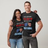 Strandhandbalaccessoires  Vlag van de VS strandtek T-shirt (Unisex)